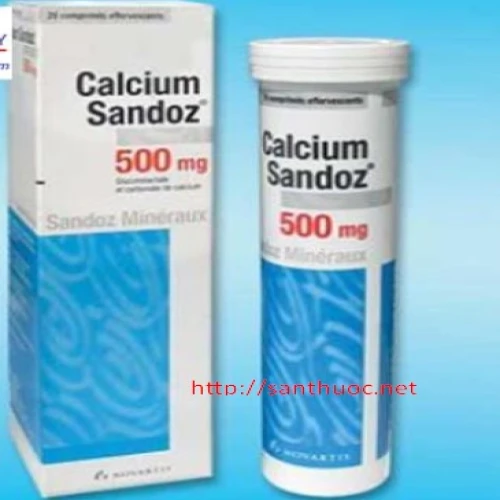Calcium Sandoz 500mg - Thuốc giúp bổ sung canxi cho cơ thể hiệu quả