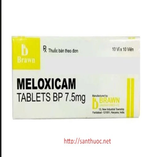 Meloxicam7.5mg Brawn - Thuốc điều trị viêm khớp dạng thấp hiệu quả