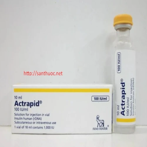 Actrapid 100 IU/ml 10ml - Thuốc điều trị bệnh đái tháo đường hiệu quả