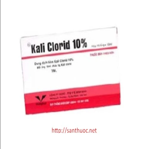 Kali clorid 10% 10ml Bidiphar - Thuốc điều trị thiếu kali hiệu quả
