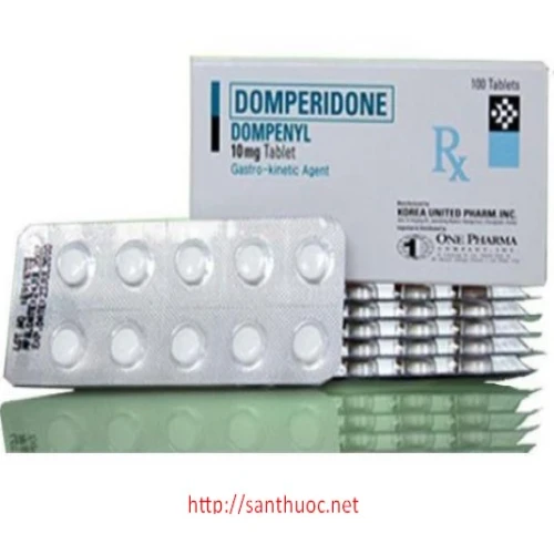 Dompenyl Tab.10mg - Thuốc điều trị đầy bụng, trào ngược dạ dày hiệu quả