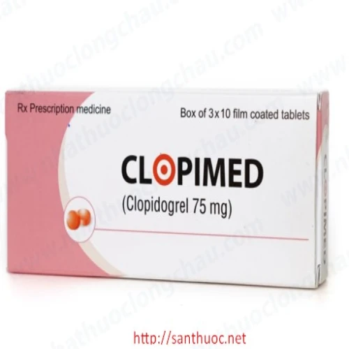 Clopimed - Thuốc giúp dự phòng nhồi máu cơ tim, đột quỵ hiệu quả