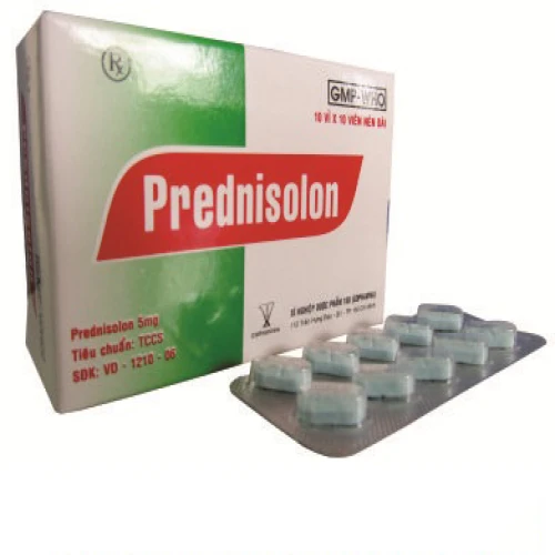 Prednisolon 5mg Armephaco - Thuốc điều trị viêm, chống dị ứng