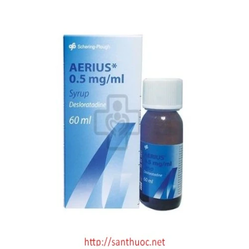 Aerius 0.5mg/ml Syr.60ml - Thuốc điều trị dị ứng hiệu quả