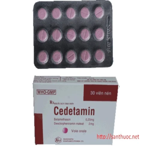 Cedetamin - Thuốc chống dị ứng hiệu quả