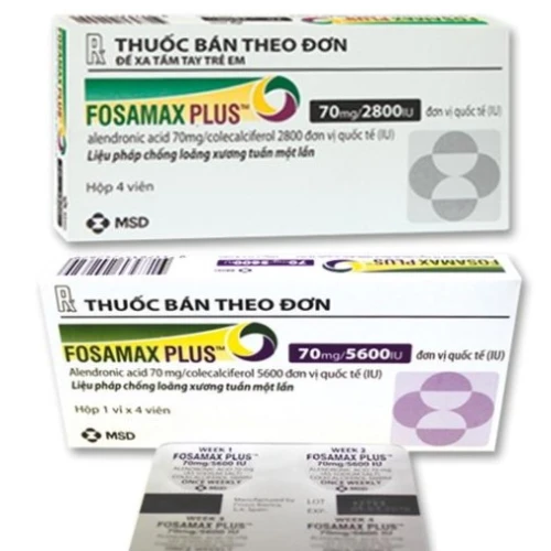 Fosamax Plus 70mg/2800IU - Thuốc điều trị loãng xương hiệu quả