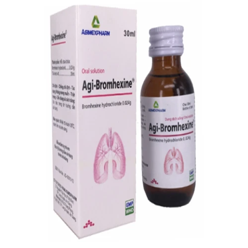 Agi-bromhexine 30ml -Thuốc trị nhiễm khuẩn đường hô hấp của Agimexpharm 