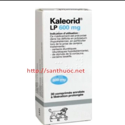 Kaleorid 600mg - Thuốc điều trị chứng giảm k huyết hiệu quả