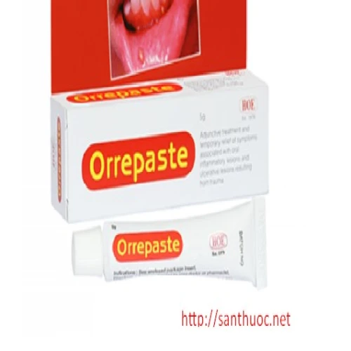 Orrepaste Cream.5g - Thuốc điều trị viêm loét miệng hiệu quả