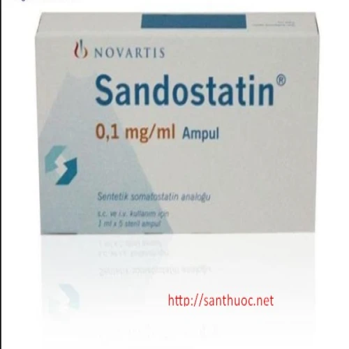 Sandostatin Inj.0.1mg/ml - Thuốc điều trị dò dạ dày, ruột do chấn thương hiệu quả