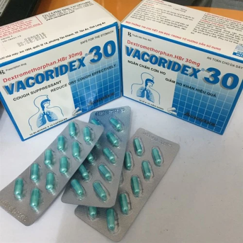 Vacoridex 30 -Thuốc điều trị các chứng ho khan của Vacopharm