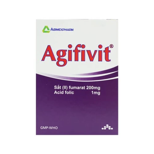 Agifivit - Thuốc điều trị bệnh thiếu máu của Agimexpharm