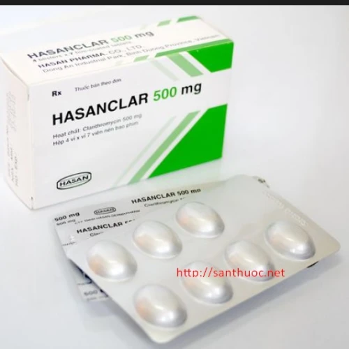 HasanClar 500mg - Thuốc điều trị nhiễm khuẩn hiệu quả