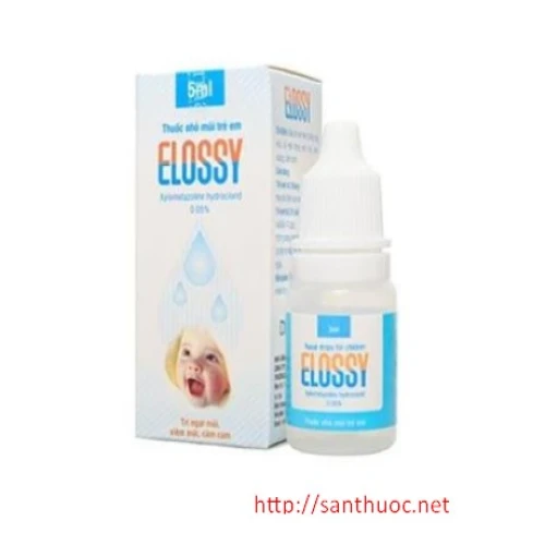 Elossy - Thuốc nhỏ mũi trẻ em hiệu quả