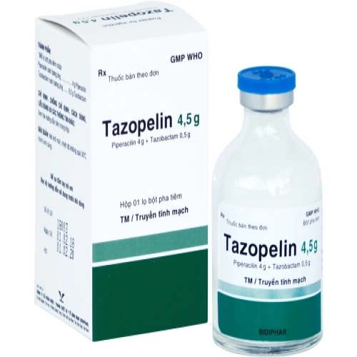 Tazopelin 4,5g - Thuốc điều trị bệnh nhiễm khuẩn của Bidiphar 1
