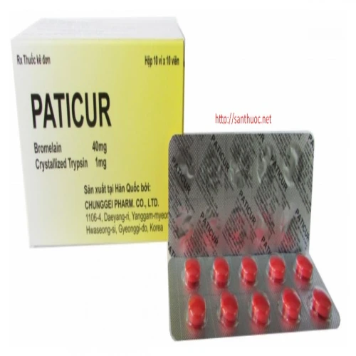Paticur - Thuốc chống phù nề hiệu quả