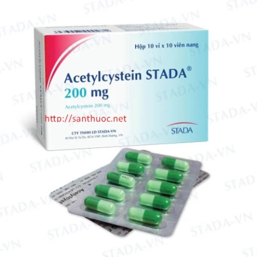Acetylcystein STADA 200mg - Thuốc giúp điều trị các bệnh đường hô hấp hiệu quả