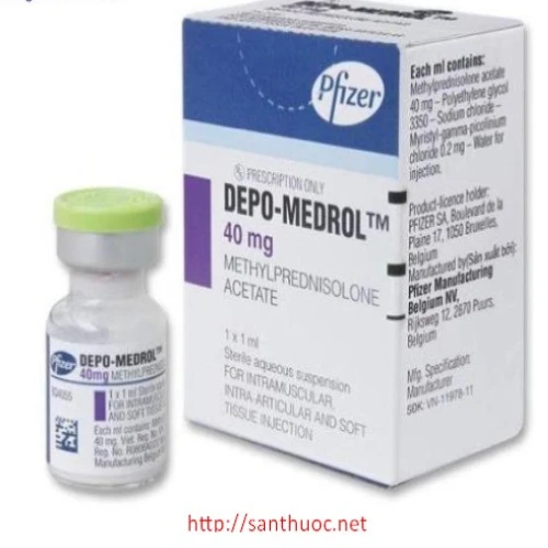 Depo - medrol Inj.40mg - Thuốc chống viêm hiệu quả