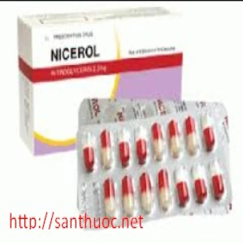 Nicerol 2.5 - Thuốc giúp điều trị các cơn đau thắt ngực hiệu quả