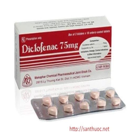 Diclofenac 50mg MKP - Thuốc điều trị viêm đau xương khớp hiệu quả