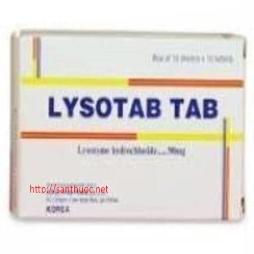 Lysotab 90mg - Thuốc giúp điều trị viêm phổi, viêm xoang hiệu quả