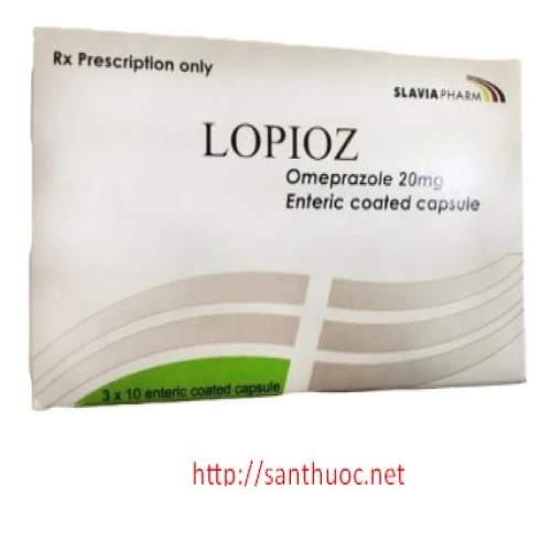 Lopioz 20mg - Thuốc giúp điều trị viêm loét dạ dày, tá tràng hiệu quả