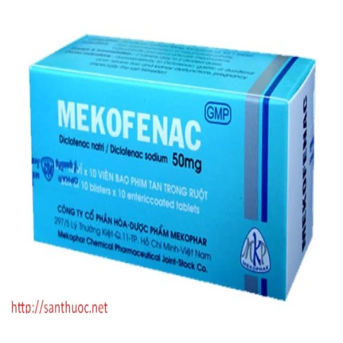 Mekofenac 50mg - Thuốc điều trị viêm xương, đau cột sống hiệu quả