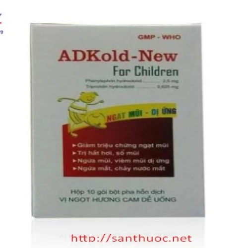Adkold-new For Children - Thuốc giúp điều trị ngạt mũi, sổ mũi hiệu quả