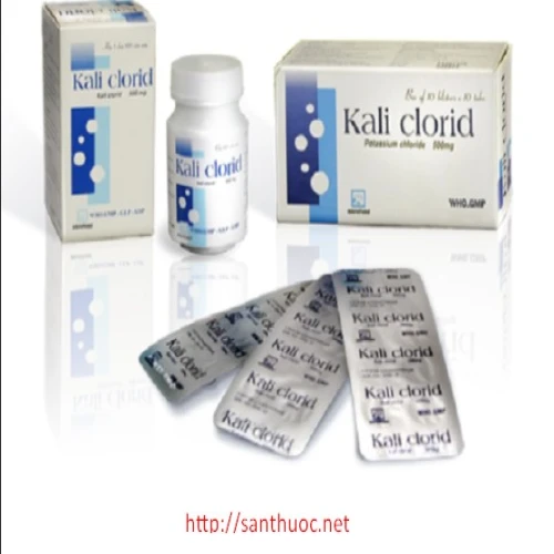 Kali clorid Tab.500mg Nadyphar - Thuốc bổ sung kali hiệu quả