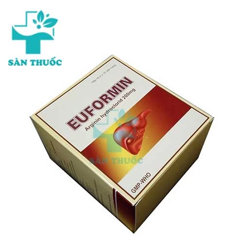 Euformin 200mg Armepharco - Giúp hỗ trợ tăng cường chức năng gan
