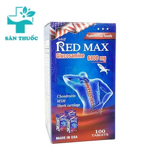 Schiff Red Max Glucosamine 6800mg - Giúp xương chắc khỏe