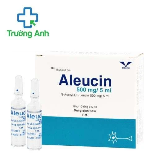 Aleucin 500mg/5ml Bidiphar - Điều trị đau đầu chóng mặt dạng tiêm