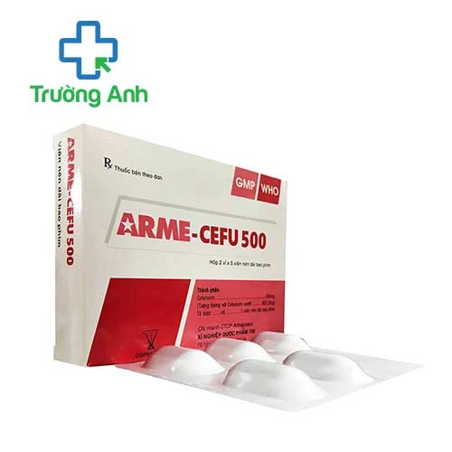 Arme-Cefu 500mg Armephaco - Thuốc trị nhiễm khuẩn hiệu quả