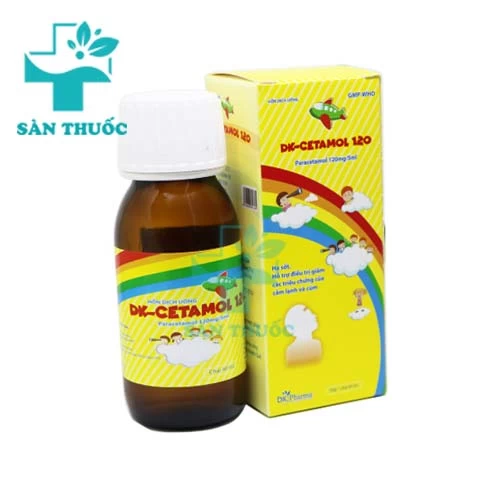 DK - Cetamol 120 - Thuốc giảm đau, hạ sốt nhanh chóng và an toàn