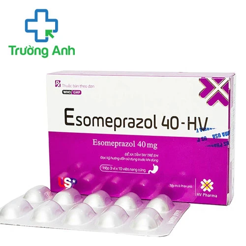 Esomeprazol 40-HV - Thuốc điều trị viêm loét dạ dày hiệu quả