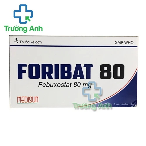 Foribat 80 - Thuốc điều trị tăng axit uric máu của Me Di Sun