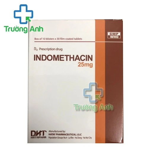 Indomethacin 25mg Hataphar - Thuốc chống viêm, giảm đau hiệu quả
