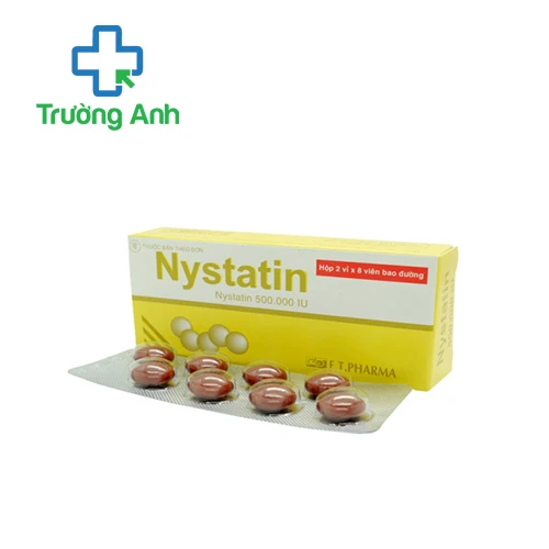 Nystatin 500.000IU F.T.Pharma - Thuốc điều trị nhiễm nấm Candida