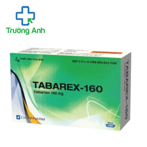 Tabarex-160 Davipharm - Thuốc trị tăng huyết áp dạng uống