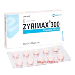 Zyrimax300 - Thuốc điều trị bệnh gout hiệu quả