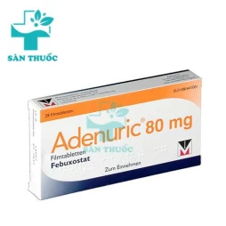 Adenuric 80mg Menarini - Thuốc điều trị tăng acid uric huyết