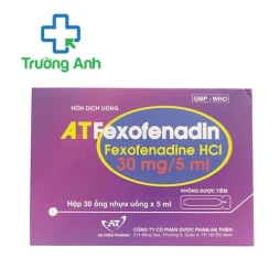 A.T Fexofenadin 30mg/5ml (ống 5ml) - Thuốc trị viêm mũi dị ứng