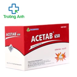 Acetab 650 - Thuốc giảm đau, hạ sốt hiệu quả của Agimexpharm