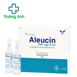 Aleucin 500mg/5ml Bidiphar - Điều trị đau đầu chóng mặt dạng tiêm