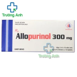 Allopurinol 300mg Domesco - Thuốc điều trị bệnh gout hiệu quả