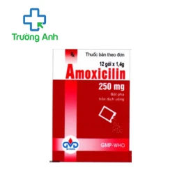 Amoxicilin 250mg MD Pharco (gói bột) - Thuốc trị nhiễm khuẩn nhẹ