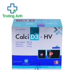 Calci D3 - HV USP (vỉ) - Giúp tăng cường sức khỏe xương khớp
