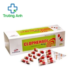 Clophehadi 4mg Hadiphar - Thuốc điều trị viêm mũi dị ứng