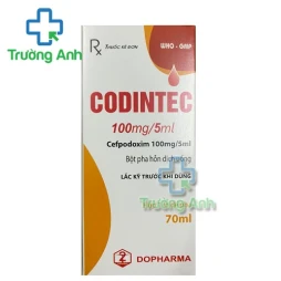Codintec 100mg/5ml Dopharma (70ml) - Thuốc trị nhiễm khuẩn nhẹ đến trung bình