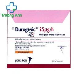 Durogesic 50mcg/h Janssen - Miếng dán giảm đau hiệu quả
